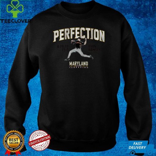 Maryland Baseball Ryan Ramsey Perfect Game T Shirt