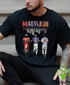 Maryland Sports Teams Mascots Maryland Terrapins, Baltimore Orioles And Baltimore Ravens Champions T Shirt