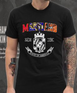 Maryland State of America Terrapins Baltimore Ravens Baltimore Orioles shirt