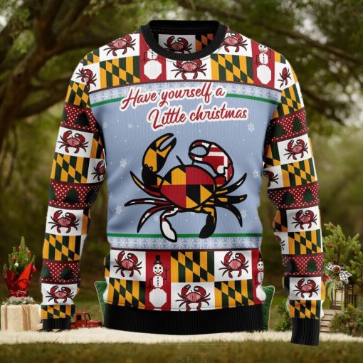 Maryland Symbols Ugly Christmas Sweater Thankgiving Gift Men Women