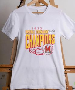 Maryland Terrapins 2023 Big Ten Baseball Conference Tournament Champions T Shirt