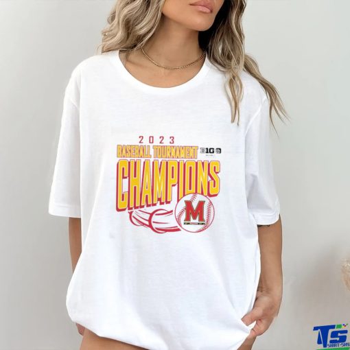 Maryland Terrapins 2023 Big Ten Baseball Conference Tournament Champions T Shirt
