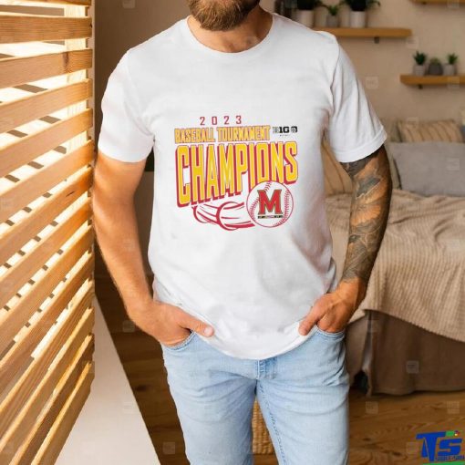 Maryland Terrapins 2023 Big Ten Baseball Conference Tournament Champions T Shirt