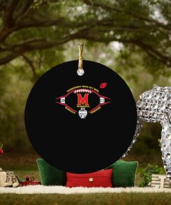 Maryland Terrapins 2023 TransPerfect Music City Bowl Nashville Tennessee Ornament