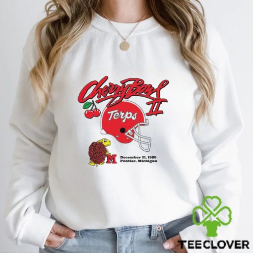 Maryland Terrapins Cherry Bowl helmet Champs 1983 retro hoodie, sweater, longsleeve, shirt v-neck, t-shirt