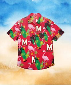 Maryland Terrapins Floral Hawaiian Shirt