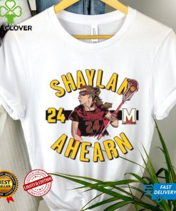 Maryland Terrapins Lacrosse Shaylan Ahearn 24 hoodie, sweater, longsleeve, shirt v-neck, t-shirt