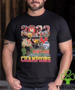 Maryland Terrapins Mascot 2023 Transperfect Music City Bowl Champions shirt