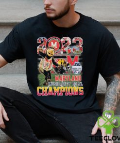 Maryland Terrapins Mascot 2023 Transperfect Music City Bowl Champions shirt