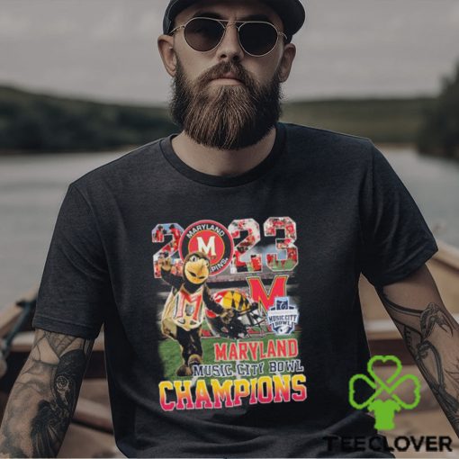 Maryland Terrapins Mascot 2023 Transperfect Music City Bowl Champions shirt