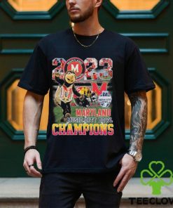Maryland Terrapins Mascot 2023 Transperfect Music City Bowl Champions shirt