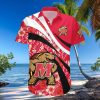 Minnesota Golden Gophers NCAA3 Aloha Tropical Leaf Pattern Hawaiian Shirt