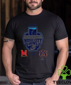 Maryland Terrapins Vs Auburn Tigers 2023 Transperpect Music City Bowl Classic T Shirt