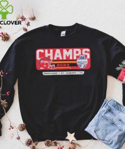 Maryland Terrapins Win Auburn Tigers 2023 Transperfect Music City Bowl Champions Score 31 13 Shirt