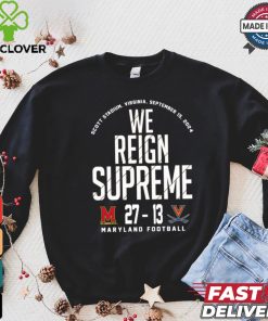 Maryland Terrapins vs Virginia Cavaliers football 2024 Final Score 27 13 Shirt