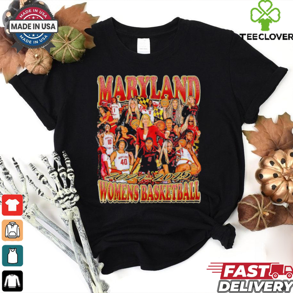 Maryland Women’s Basketball 2024 2025 graphic shirt Maryland Women’s Basketball 2024 2025 graphic shirt