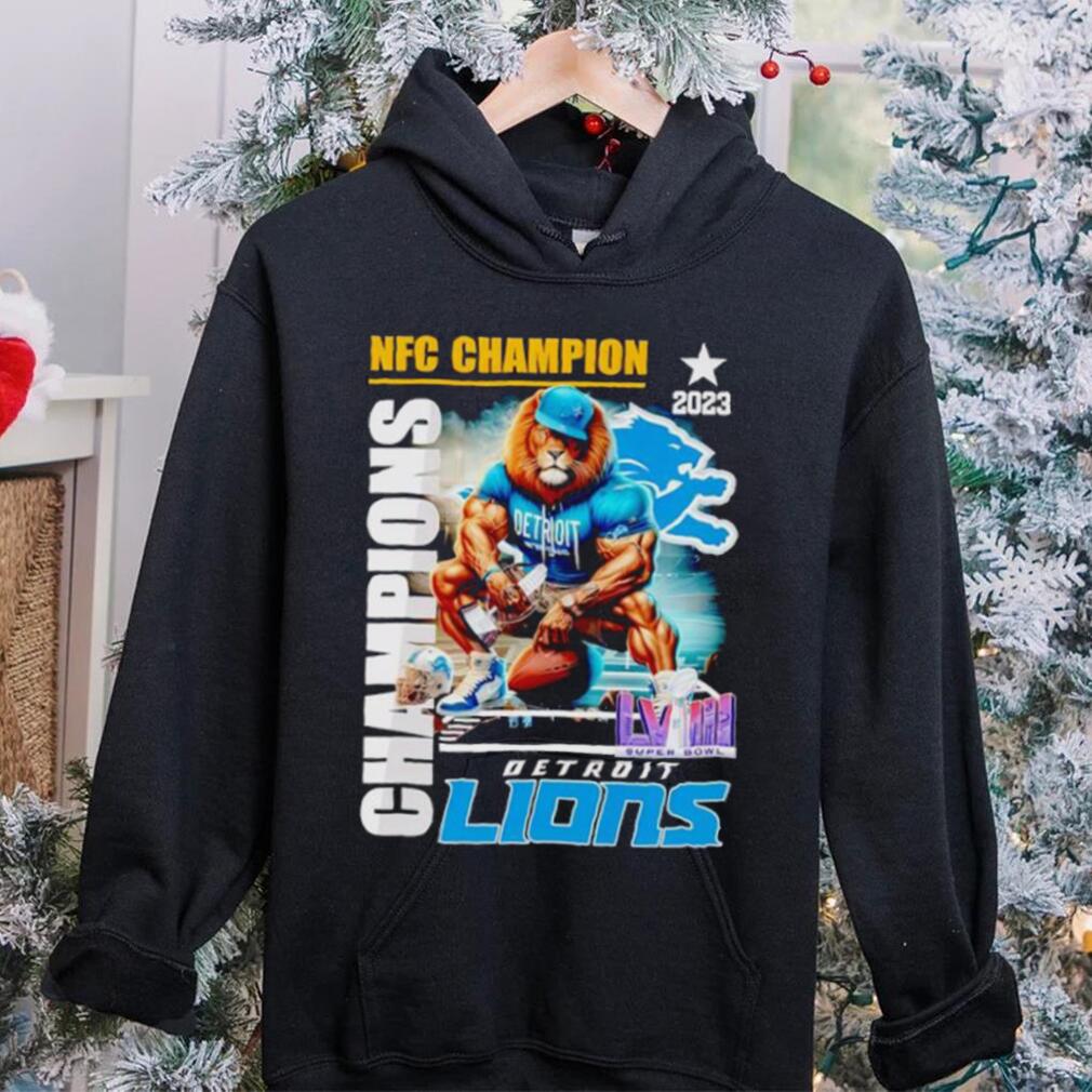 Mascot 2023 NFC Champion Super Bowl LVIII Detroit Lions shirt Mascot 2023 NFC Champion Super Bowl LVIII Detroit Lions shirt