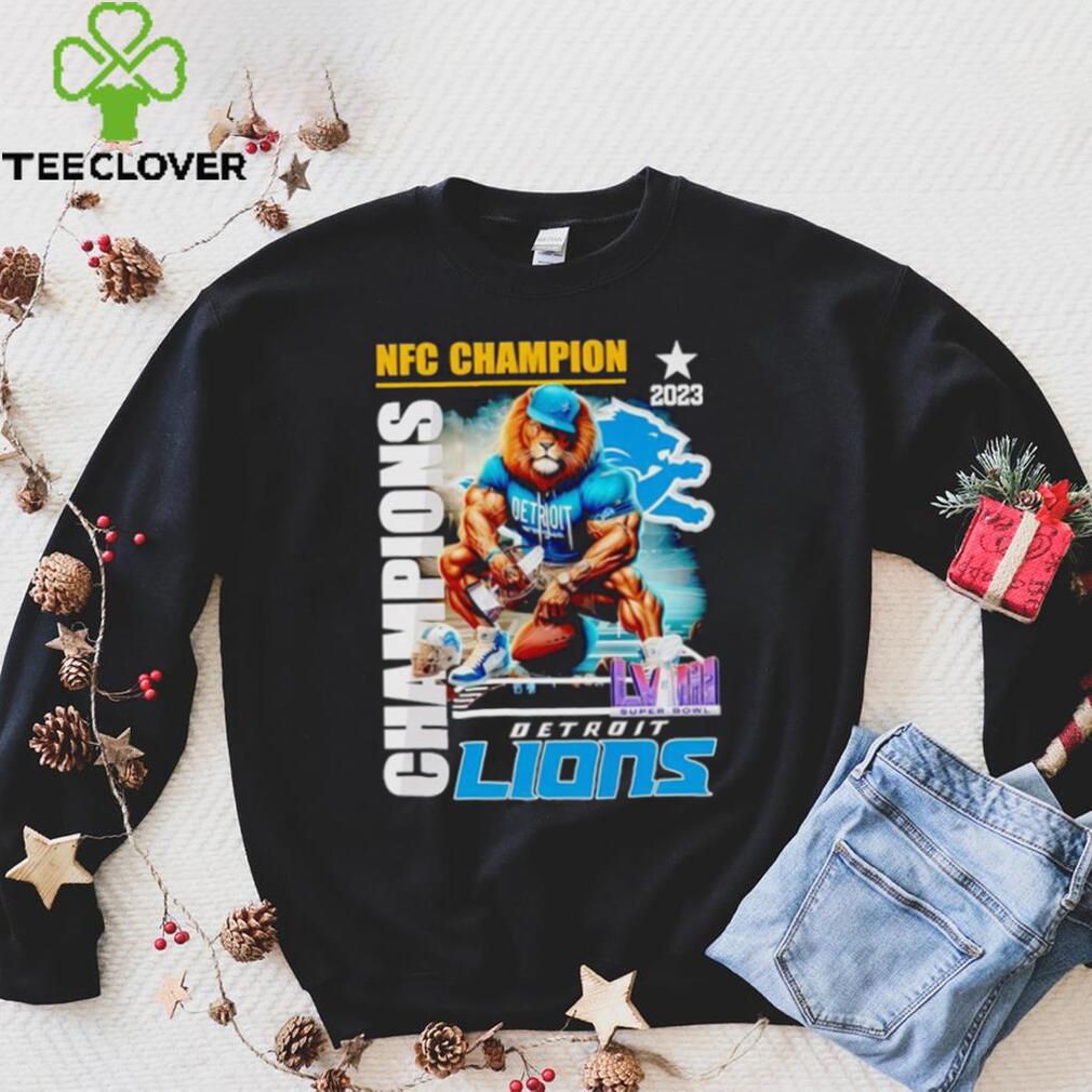 Mascot 2023 NFC Champion Super Bowl LVIII Detroit Lions shirt Mascot 2023 NFC Champion Super Bowl LVIII Detroit Lions shirt