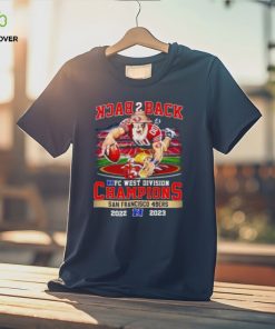 Mascot Back 2 Back NFC West Division Champions San Francisco 49ers 2022 2023 T Shirt