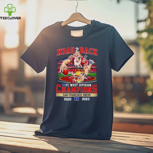 Mascot Back 2 Back NFC West Division Champions San Francisco 49ers 2022 2023 T Shirt