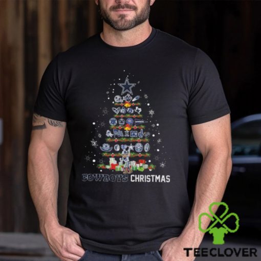 Mascot Dallas Cowboys 2023 Merry christmas tree Shirt