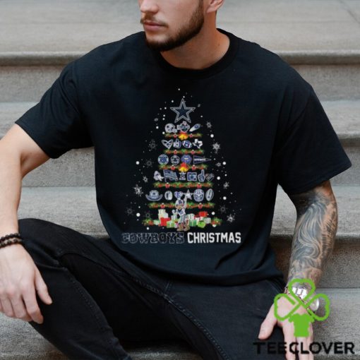 Mascot Dallas Cowboys 2023 Merry christmas tree Shirt