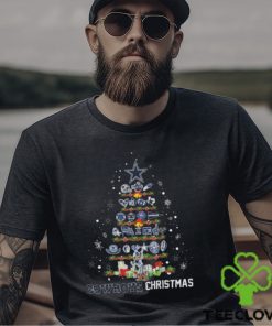 Mascot Dallas Cowboys 2023 Merry christmas tree Shirt
