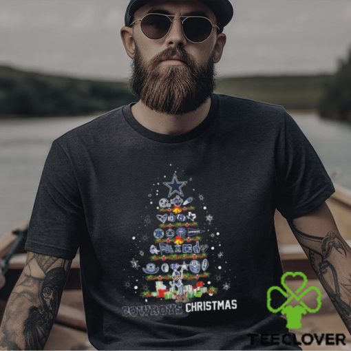 Mascot Dallas Cowboys 2023 Merry christmas tree Shirt