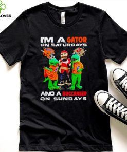 Mascot I’m a Gator on Saturdays and a Buccaneer on Sundays hoodie, sweater, longsleeve, shirt v-neck, t-shirt