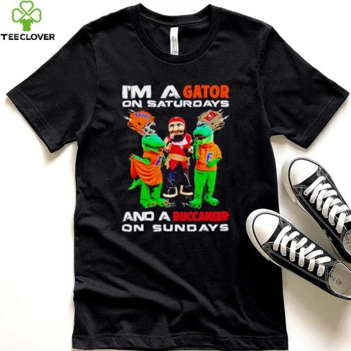 Mascot I’m a Gator on Saturdays and a Buccaneer on Sundays hoodie, sweater, longsleeve, shirt v-neck, t-shirt