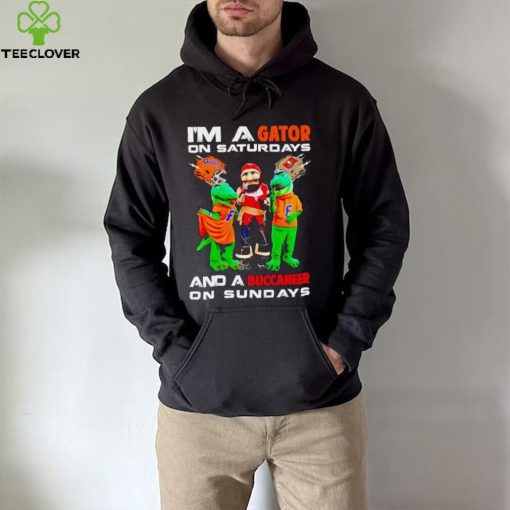 Mascot I’m a Gator on Saturdays and a Buccaneer on Sundays hoodie, sweater, longsleeve, shirt v-neck, t-shirt