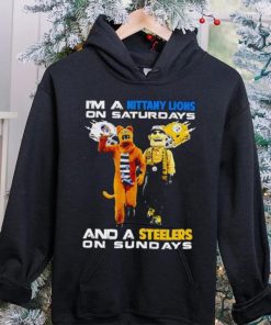 Mascot I’m a Nittany Lions on Saturdays and a Steelers on Sundays hoodie, sweater, longsleeve, shirt v-neck, t-shirt