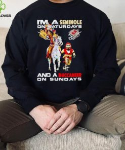 Mascot I’m a Seminole on Saturdays and a Buccaneer on Sundays hoodie, sweater, longsleeve, shirt v-neck, t-shirt