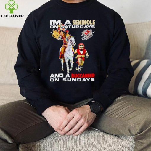 Mascot I’m a Seminole on Saturdays and a Buccaneer on Sundays hoodie, sweater, longsleeve, shirt v-neck, t-shirt