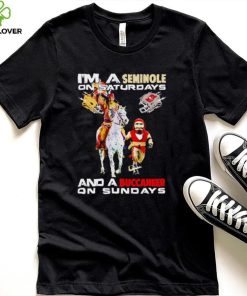 Mascot I’m a Seminole on Saturdays and a Buccaneer on Sundays hoodie, sweater, longsleeve, shirt v-neck, t-shirt