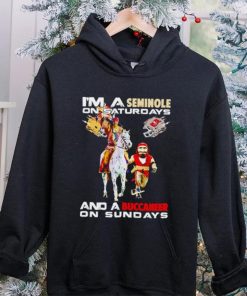 Mascot I’m a Seminole on Saturdays and a Buccaneer on Sundays hoodie, sweater, longsleeve, shirt v-neck, t-shirt