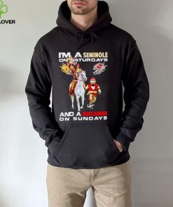 Mascot I’m a Seminole on Saturdays and a Buccaneer on Sundays hoodie, sweater, longsleeve, shirt v-neck, t-shirt