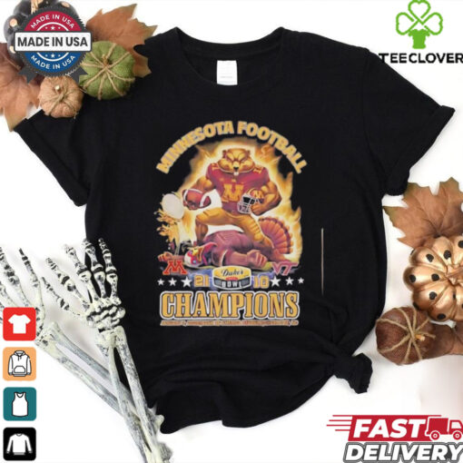 Mascot Minnesota Golden Gophers football beats Virginia Tech Hokies Duke’s Mayo Bowl Champions 2025 shirt