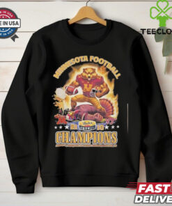Mascot Minnesota Golden Gophers football beats Virginia Tech Hokies Duke’s Mayo Bowl Champions 2025 shirt