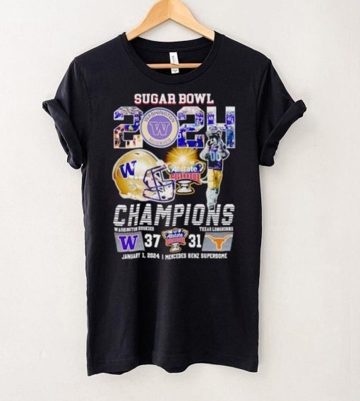 Mascot Sugar Bowl 2024 Champions Washington Huskies 37 31 Texas Longhorns hoodie, sweater, longsleeve, shirt v-neck, t-shirt