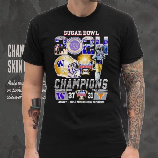 Mascot Sugar Bowl 2024 Champions Washington Huskies 37 31 Texas Longhorns hoodie, sweater, longsleeve, shirt v-neck, t-shirt