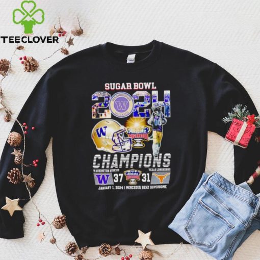 Mascot Sugar Bowl 2024 Champions Washington Huskies 37 31 Texas Longhorns hoodie, sweater, longsleeve, shirt v-neck, t-shirt