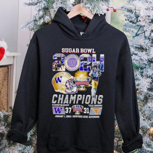 Mascot Sugar Bowl 2024 Champions Washington Huskies 37 31 Texas Longhorns hoodie, sweater, longsleeve, shirt v-neck, t-shirt