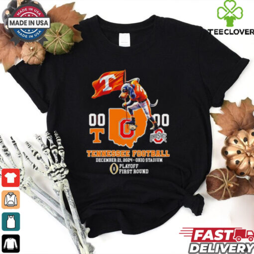 Mascot Tennessee Volunteers vs Ohio State Buckeyes Dec 21 2024 Ohio Stadium Playoff First Round shirt