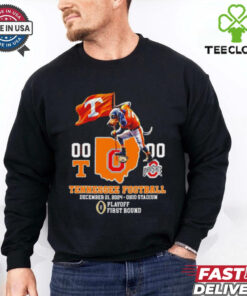 Mascot Tennessee Volunteers vs Ohio State Buckeyes Dec 21 2024 Ohio Stadium Playoff First Round shirt