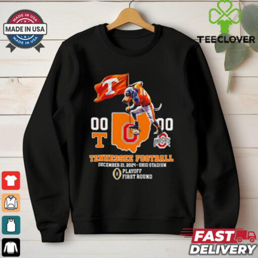 Mascot Tennessee Volunteers vs Ohio State Buckeyes Dec 21 2024 Ohio Stadium Playoff First Round shirt