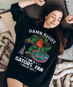 Mascots damn right I am a florida gators fan win or lose 2023 hoodie, sweater, longsleeve, shirt v-neck, t-shirt