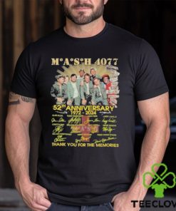 Mash 4077 52th Anniversary 1972 2024 Thank You For The Memories Signatures Shirt