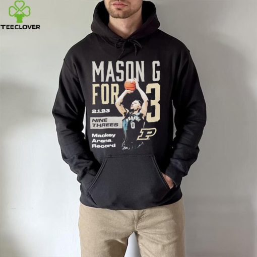 Mason G For 3 Nine Threes Purdue basketball shirt