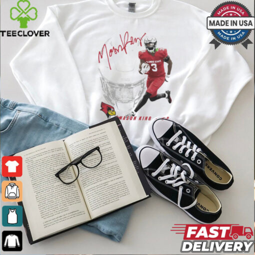 Mason King Illinois State Redbirds Graphic Signature t shirt